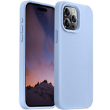 Cordking Designed for iPhone 15 Pro Case, Silicone Ultra Slim Shockproof Protective Phone Case with [Soft Anti-Scratch Microfiber Lining], 6.1 inch, Light Blue