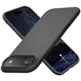 Cordking for iPhone Air Case, Silicone Ultra Slim Shockproof Protective Phone Case with [Soft Anti-Scratch Microfiber Lining], 6.5 inch, Space Gray