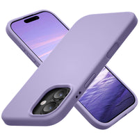 Cordking for iPhone 17 Case, Silicone Ultra Slim Shockproof Protective Phone Case with [Soft Anti-Scratch Microfiber Lining], 6.3 inch, Clove Purple