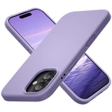 Cordking for iPhone 17 Case, Silicone Ultra Slim Shockproof Protective Phone Case with [Soft Anti-Scratch Microfiber Lining], 6.3 inch, Clove Purple