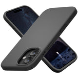 Cordking for iPhone 17 Case, Silicone Ultra Slim Shockproof Protective Phone Case with [Soft Anti-Scratch Microfiber Lining], 6.3 inch, Space Gray
