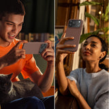 Cordking for iPhone 17 Pro Case, Silicone Ultra Slim Shockproof Protective Phone Case with [Soft Anti-Scratch Microfiber Lining], 6.3 inch, Light Brown