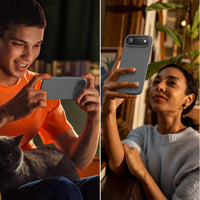 Cordking for iPhone Air Case, Silicone Ultra Slim Shockproof Protective Phone Case with [Soft Anti-Scratch Microfiber Lining], 6.5 inch, Space Gray