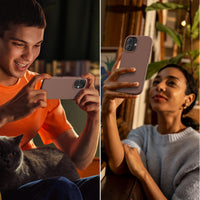 Cordking for iPhone 17 Case, Silicone Ultra Slim Shockproof Protective Phone Case with [Soft Anti-Scratch Microfiber Lining], 6.3 inch, Light Brown
