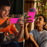 Cordking for iPhone 17 Pro Case, Silicone Ultra Slim Shockproof Protective Phone Case with [Soft Anti-Scratch Microfiber Lining], 6.3 inch, Hot Pink
