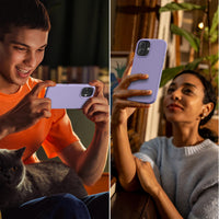Cordking for iPhone 17 Case, Silicone Ultra Slim Shockproof Protective Phone Case with [Soft Anti-Scratch Microfiber Lining], 6.3 inch, Clove Purple