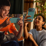 Cordking for iPhone 17 Pro Case, Silicone Ultra Slim Shockproof Protective Phone Case with [Soft Anti-Scratch Microfiber Lining], 6.3 inch, Midnight Green