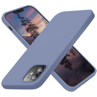 Cordking Designed for iPhone 12 Pro Case, Designed for iPhone 12 Case, Silicone Ultral Slim Phone Case with [Soft Anti-Scratch Microfiber Lining] 6.1 inch, Lavender Gray Brand: Cordking