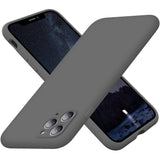 Cordking Silicone iPhone 11 Pro Max Case, Ultra Slim Shockproof Phone Case with [Soft Anti-Scratch Microfiber Lining], 6.5 inch, Space Gray