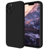 Cordking iPhone 11 Pro Max Case, Silicone [Square Edges] & [Camera Protecion] Upgraded Phone Case with Soft Anti-Scratch Microfiber Lining, 6.5 inch, Black