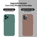 Cordking iPhone 11 Pro Max Case, Silicone [Square Edges] & [Camera Protecion] Upgraded Phone Case with Soft Anti-Scratch Microfiber Lining, 6.5 inch, Midnight Green