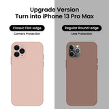 Cordking iPhone 11 Pro Max Case, Silicone [Square Edges] & [Camera Protecion] Upgraded Phone Case with Soft Anti-Scratch Microfiber Lining, 6.5 inch, Pinksand