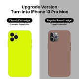 Cordking iPhone 11 Pro Max Case, Silicone [Square Edges] & [Camera Protecion] Upgraded Phone Case with Soft Anti-Scratch Microfiber Lining, 6.5 inch, Fluorescent Green