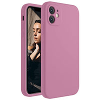 Cordking iPhone 11 Case, Silicone [Square Edges] & [Camera Protecion] Upgraded Phone Case with Soft Anti-Scratch Microfiber Lining, 6.1 inch, Lilac Purple