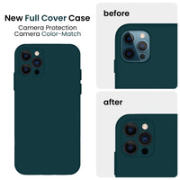 Cordking iPhone 11 Pro Max Case, Silicone [Square Edges] & [Camera Protecion] Upgraded Phone Case with Soft Anti-Scratch Microfiber Lining, 6.5 inch, Teal