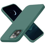 Cordking Designed for iPhone 15 Pro Max Case, Silicone Ultra Slim Shockproof iPhone 15 ProMax Case with [Soft Anti-Scratch Microfiber Lining], 6.7 inch, Midnight Green