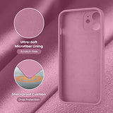 Cordking iPhone 11 Case, Silicone [Square Edges] & [Camera Protecion] Upgraded Phone Case with Soft Anti-Scratch Microfiber Lining, 6.1 inch, Lilac Purple