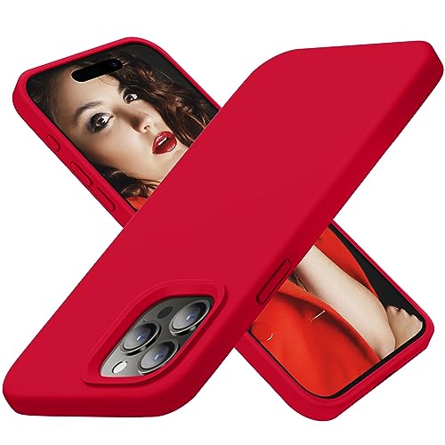Cordking Designed for iPhone 15 Pro Case, Silicone Ultra Slim Shockpro