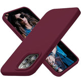 Cordking Designed for iPhone 15 Pro Max Case, Silicone Ultra Slim Shockproof iPhone 15 ProMax Case with [Soft Anti-Scratch Microfiber Lining], 6.7 inch, Plum