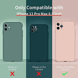 Cordking iPhone 11 Pro Max Case, Silicone Ultra Slim Shockproof Phone Case with Soft Anti-Scratch Microfiber Lining,[Enhanced Camera Protection], 6.5 inch, Teal