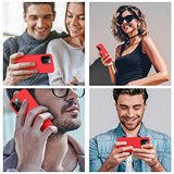 Cordking Designed for iPhone 13 Pro Case, Silicone Ultra Slim Shockproof Protective Phone Case with [Soft Anti-Scratch Microfiber Lining], 6.1 inch, Red