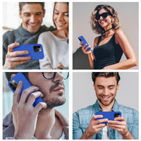 Cordking Designed for iPhone 13 Pro Case, Premium Liquid Silicone Ultra Slim Shockproof Protective Phone Case with [Soft Anti-Scratch Microfiber Lining], 6.1 inch, Klein Blue