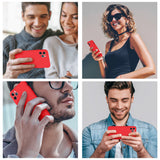 Cordking Case for iPhone 11 Pro, Silicone Ultra Slim Shockproof Phone Case with [Soft Anti-Scratch Microfiber Lining], 5.8 inch, Red