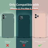 Cordking iPhone 11 Pro Max Case, Silicone Ultra Slim Shockproof Phone Case with [Soft Anti-Scratch Microfiber Lining], 6.5 inch, Teal