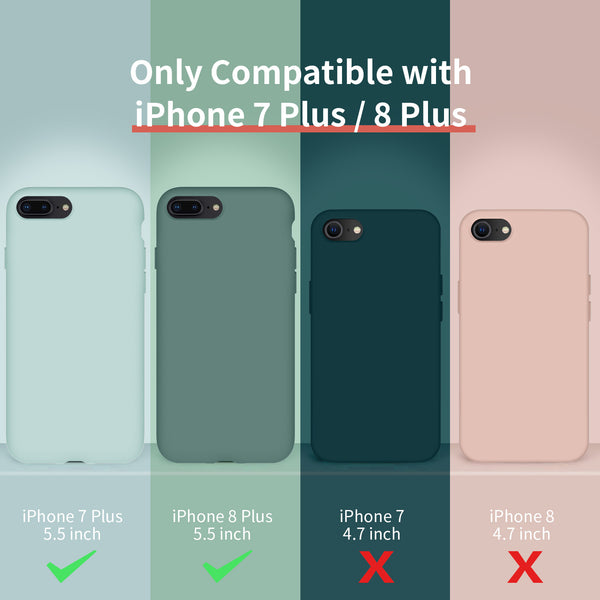 iPhone 8 Plus / 7 Plus Silicone Case - Pink Sand - Apple (IN)